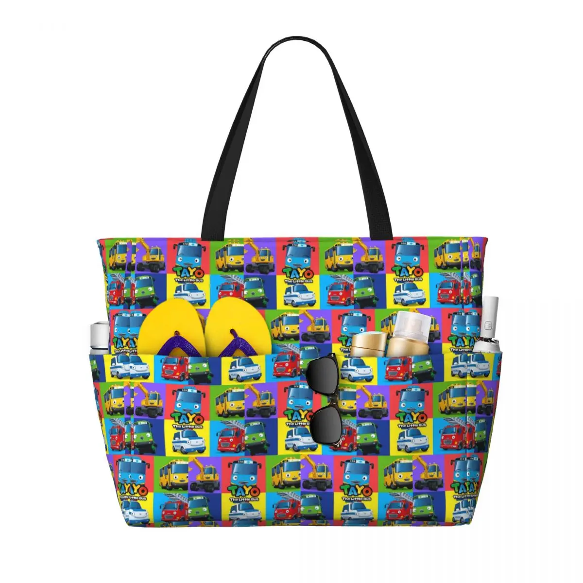Tayo The Little Bus Beach Tote Bag Sport Gym Yoga Duffle Large Tote Bag Women Travel Bag Fitness bag
Tayo The Little Bus Beach Tote Bag Sport Gym Yoga Duffle Large Tote Bag Women Travel Bag Fitness bag