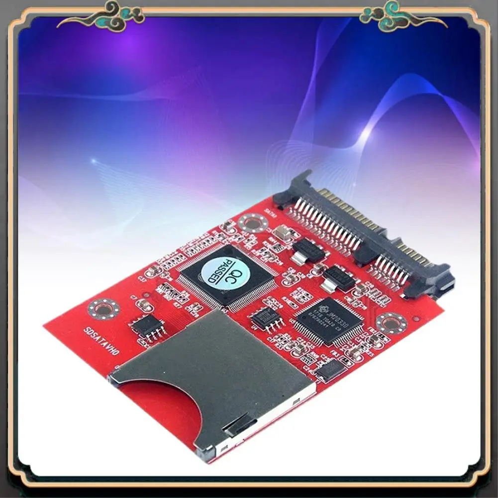 Reliable-SD To SATA Hard Disk Adapter Card Support SD Card To Sata Interface Conversion Adopt Ft1370 Main Control Chip Card
Reliable-SD To SATA Hard Disk Adapter Card Support SD Card To Sata Interface Conversion Adopt Ft1370 Main Control Chip Card