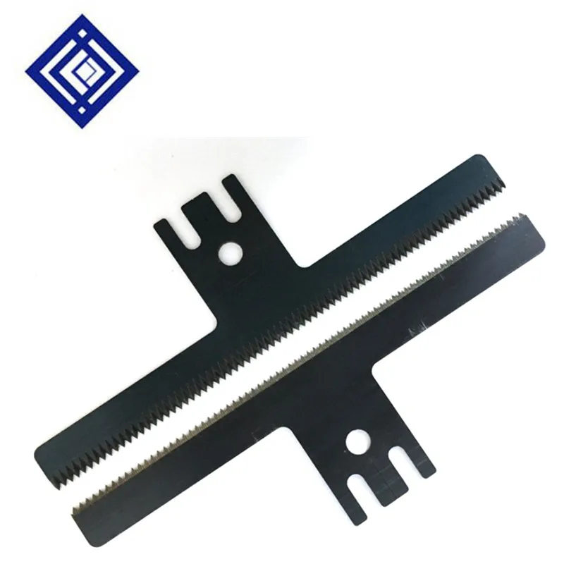 T Type Cutter Blade Length 220mm Thickness 2.0mm For Packing Machine Sawtooth Wave Cutter
T Type Cutter Blade Length 220mm Thickness 2.0mm For Packing Machine Sawtooth Wave Cutter