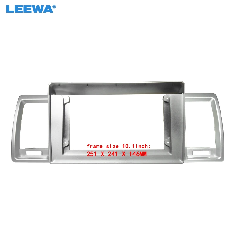 LEEWA Car Audio 10,1-дюймовый адаптер рамки с большим экраном для Toyota Hiace 2013-2018 2DIN, комплект рамки панели приборной панели # CA7362
LEEWA Car Audio 10,1-дюймовый адаптер рамки с большим экраном для Toyota Hiace 2013-2018 2DIN, комплект рамки панели приборной панели # CA7362