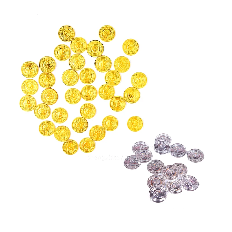50 шт. пиратские поддельные золотые монеты-детский домашний декор на Хэллоуин/Рождество
50 шт. пиратские поддельные золотые монеты-детский домашний декор на Хэллоуин/Рождество