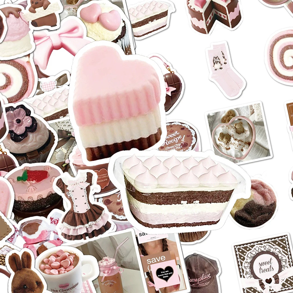 10/30/50pcs Cute Pink Brown Ins Style Stickers Aesthetic DIY Stationery Scrapbook Phone Case Kawaii Girls Decals Decoration Gift
10/30/50pcs Cute Pink Brown Ins Style Stickers Aesthetic DIY Stationery Scrapbook Phone Case Kawaii Girls Decals Decoration Gift