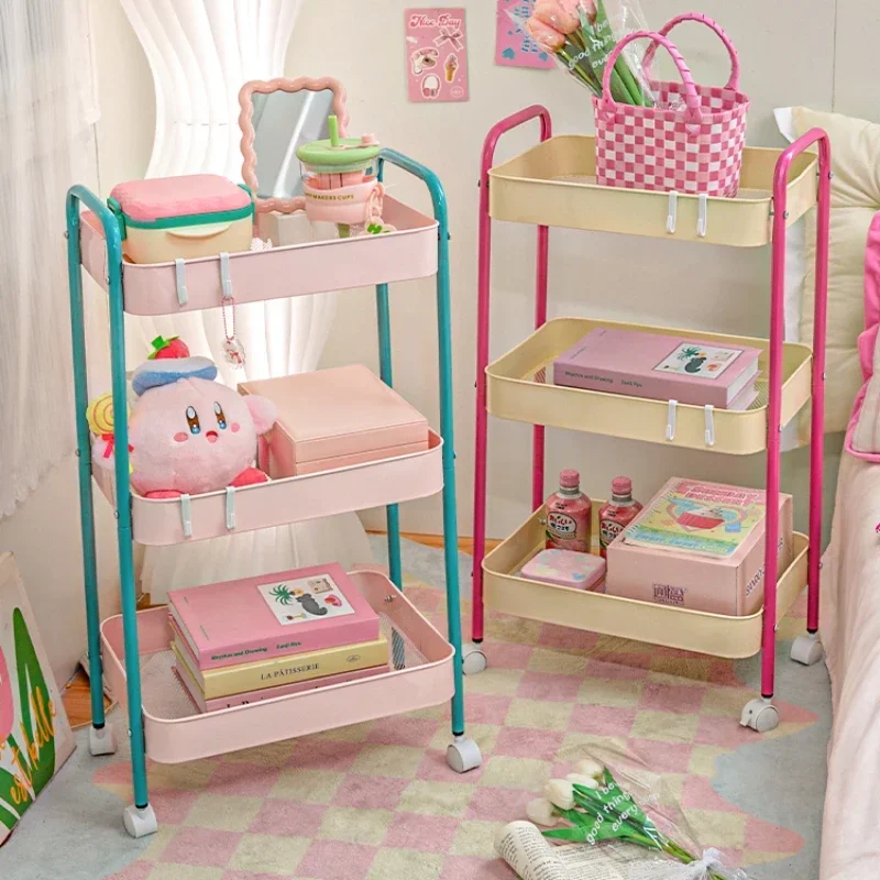 Multi-layer Movable Trolley Cosmetics Snack Storage Rack Bathroom Mobile Shelf Home 3 Layer Contrast Color Trolley Storage Shelf
Multi-layer Movable Trolley Cosmetics Snack Storage Rack Bathroom Mobile Shelf Home 3 Layer Contrast Color Trolley Storage Shelf