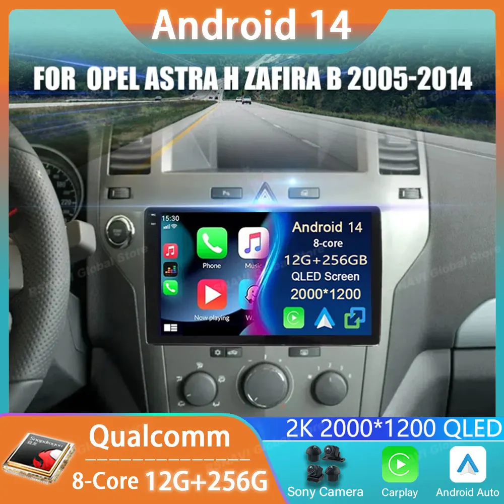 Автомобильный радиоприемник Android 14 для Opel Zafira B 2005 - 2014 для Opel Astra H 2004 - 2014 GPS-навигация стерео Carplay мультимедийный плеер
Автомобильный радиоприемник Android 14 для Opel Zafira B 2005 - 2014 для Opel Astra H 2004 - 2014 GPS-навигация стерео Carplay мультимедийный плеер