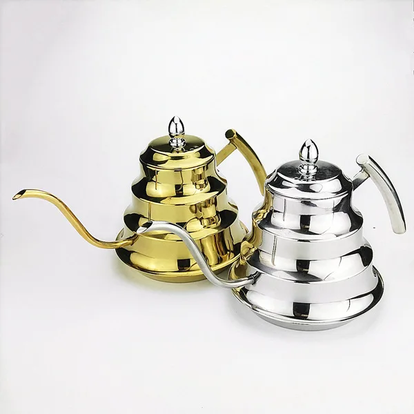 New arrival 1.2L Kitchen Coffee Pot Stainless Steel Coffee Drip Kettle Tea Pot 2 colors
New arrival 1.2L Kitchen Coffee Pot Stainless Steel Coffee Drip Kettle Tea Pot 2 colors