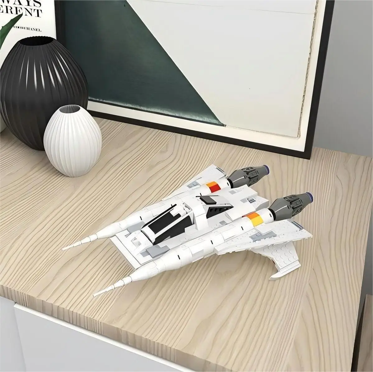 Строительные блоки самолетов MOC Space War, имитация звездной планеты, сделай сам, научная боевая сцена, коллекция военного оружия для взрослых
Строительные блоки самолетов MOC Space War, имитация звездной планеты, сделай сам, научная боевая сцена, коллекция военного оружия для взрослых