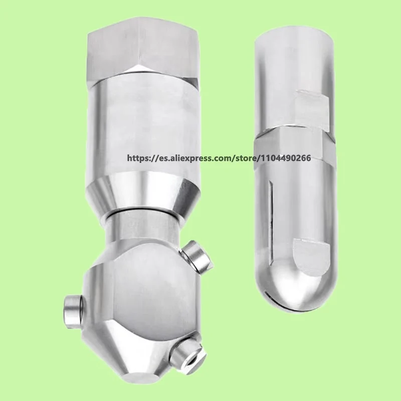 Rotating Spray Ball Pressure Washer Nozzle Stainless Steel Rotary Cleaning Connector Rotating Container Washing Spray Nozzles
Rotating Spray Ball Pressure Washer Nozzle Stainless Steel Rotary Cleaning Connector Rotating Container Washing Spray Nozzles