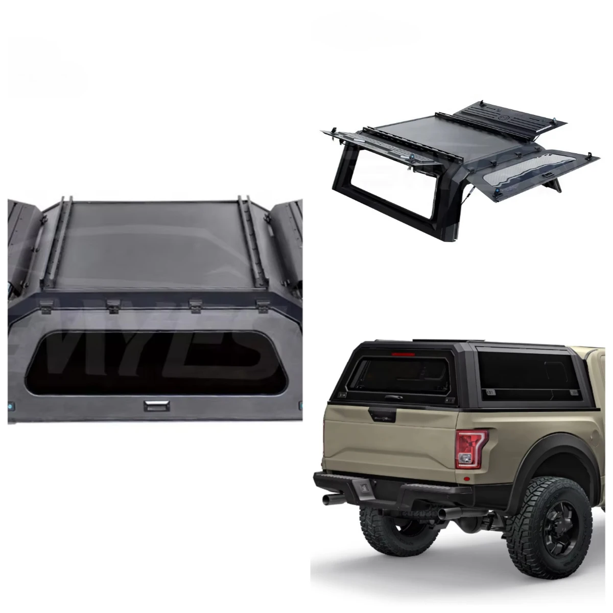 Factory Wholesale Price Custom Pick up Hardtop Topper Camper Bed Cover Steel Ute 4x4 Canopy for Pickup Truck with Roof Bars
Factory Wholesale Price Custom Pick up Hardtop Topper Camper Bed Cover Steel Ute 4x4 Canopy for Pickup Truck with Roof Bars