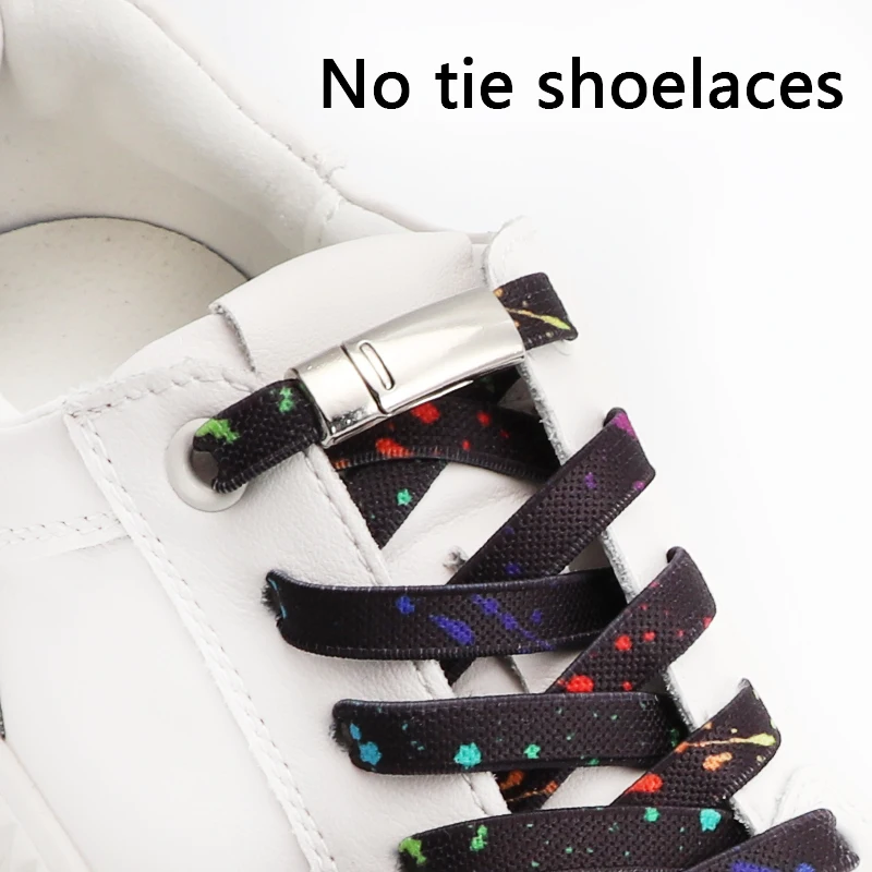 Splashing ink Elastic laces Sneakers AF1/AJ 8MM Thick No tie Shoelaces Kids Adult Colorful Magnetic Lock Shoelace Without Ties
Splashing ink Elastic laces Sneakers AF1/AJ 8MM Thick No tie Shoelaces Kids Adult Colorful Magnetic Lock Shoelace Without Ties