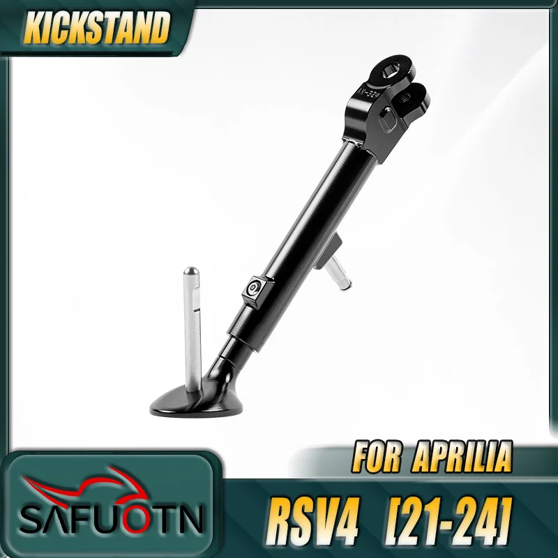 Adjustable Kickstand Side Stand For Aprilia RSV4 2021 2022 2023 2024 Motorcycle Aluminum Kick Stand Accessories
Adjustable Kickstand Side Stand For Aprilia RSV4 2021 2022 2023 2024 Motorcycle Aluminum Kick Stand Accessories