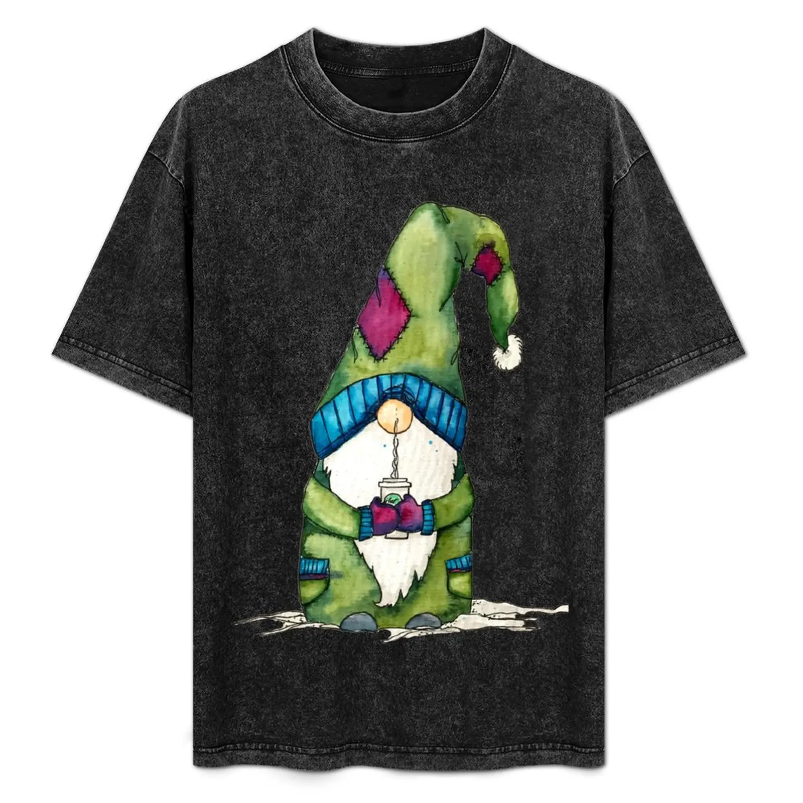 Little Gnome With Coffee T-Shirt Christmas Casual Tee Shirt
Little Gnome With Coffee T-Shirt Christmas Casual Tee Shirt