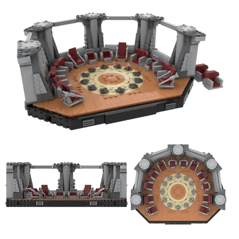 MOC Movie Scene Committee: Assembly Hall — Small-Particle Building Block Collector's Model (834 Pieces)
MOC Movie Scene Committee: Assembly Hall — Small-Particle Building Block Collector's Model (834 Pieces)