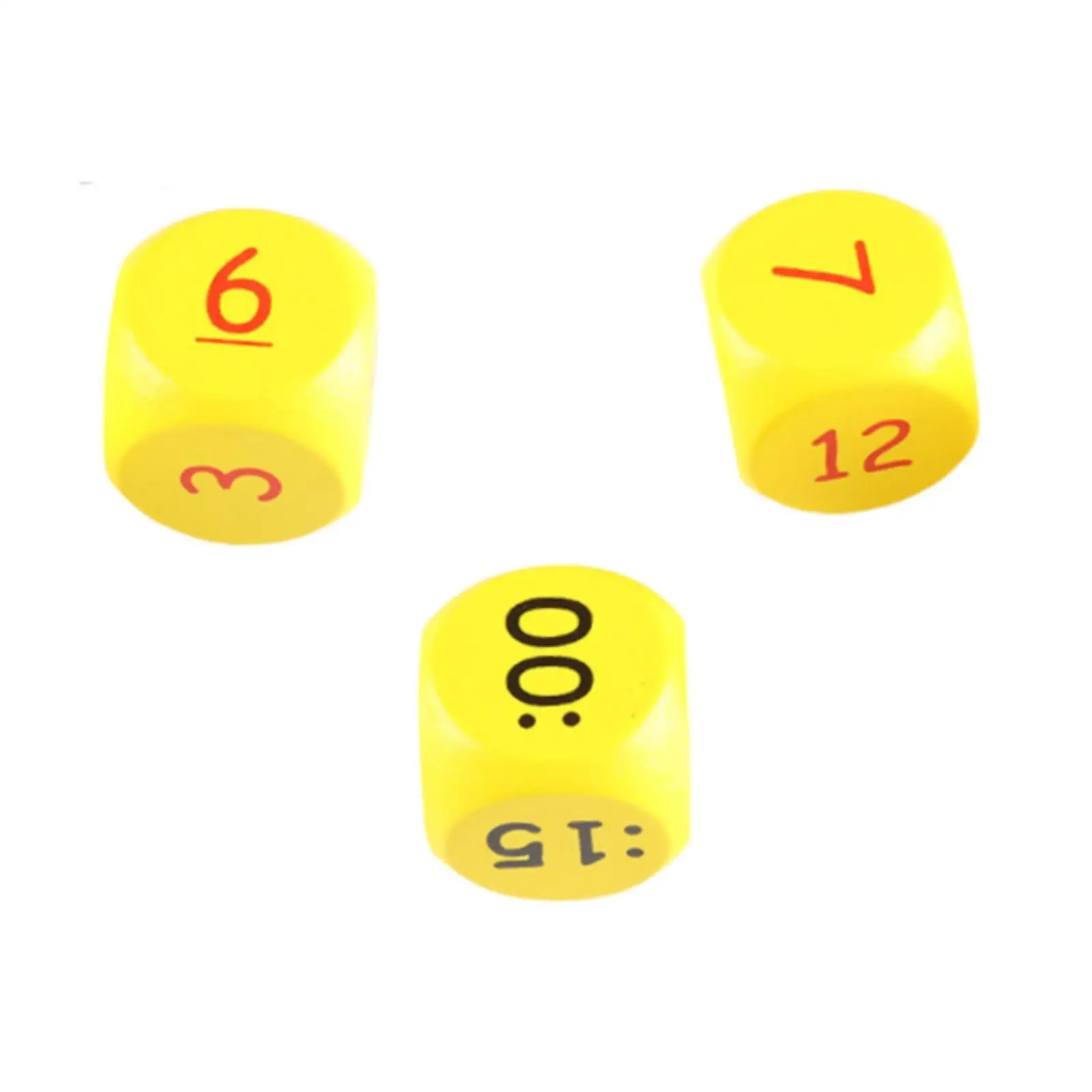 3 шт. игральные кости для детей, деревянные учебные пособия по времени для начальной школы
3 шт. игральные кости для детей, деревянные учебные пособия по времени для начальной школы