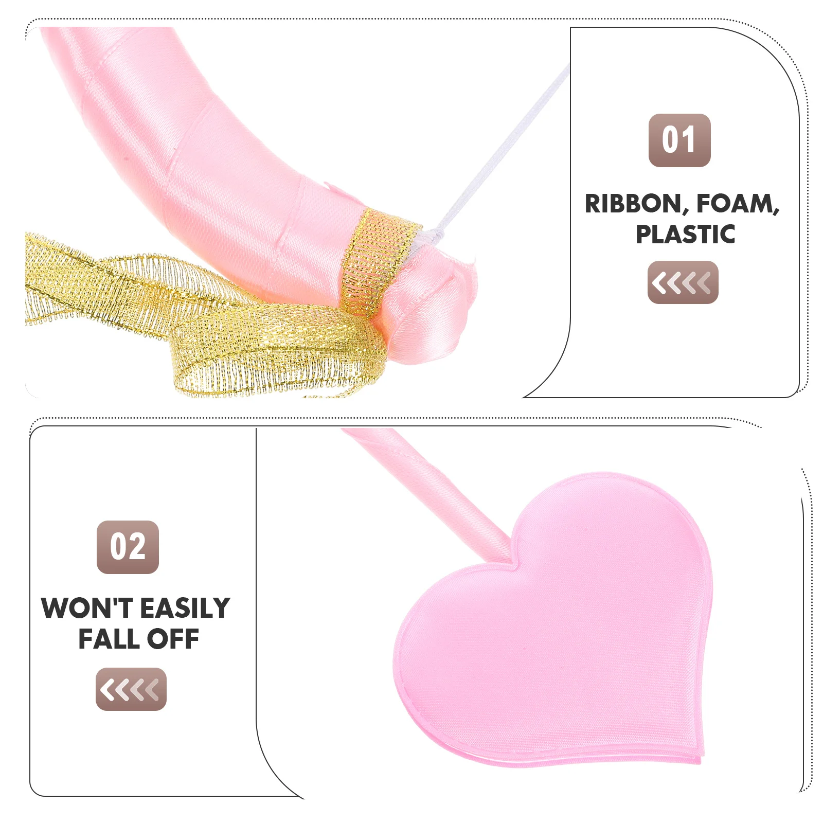 1Set Valentine Cupid Costume Kit with Bow Arrow and Decorative Headband for Party Cosplay Photo Prop Use Valentine Day Cupid Bow
1Set Valentine Cupid Costume Kit with Bow Arrow and Decorative Headband for Party Cosplay Photo Prop Use Valentine Day Cupid Bow