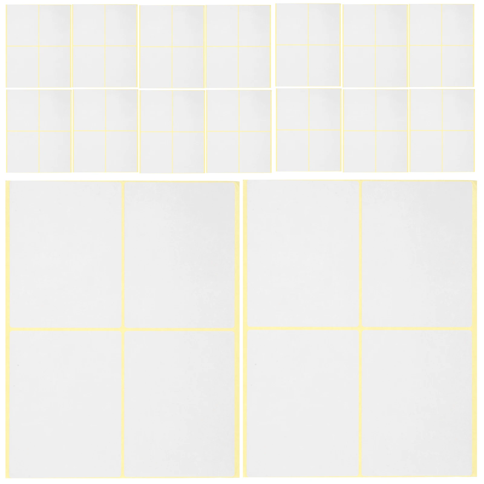 120pcs Large White Adhesive Labels Stickers Blank Address Mail Storage Box ganizing Removable Sticky for Envelopes
120pcs Large White Adhesive Labels Stickers Blank Address Mail Storage Box ganizing Removable Sticky for Envelopes