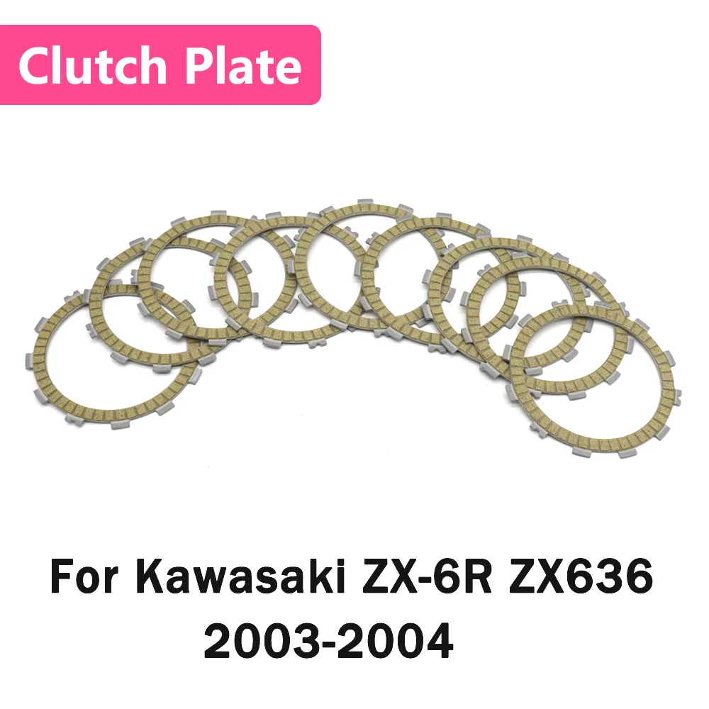 For Kawasaki ZX6R ZX 6R ZX-6R ZX636 2003 2004 Motorcycle Accessories Clutch Plate Friction Plate Disc Plate Kits 
For Kawasaki ZX6R ZX 6R ZX-6R ZX636 2003 2004 Motorcycle Accessories Clutch Plate Friction Plate Disc Plate Kits