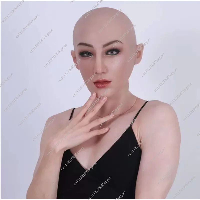 Human Skin Face Silicone Headgear Beautiful Woman Mask Girls Mask Men and Women Full Face
Human Skin Face Silicone Headgear Beautiful Woman Mask Girls Mask Men and Women Full Face
