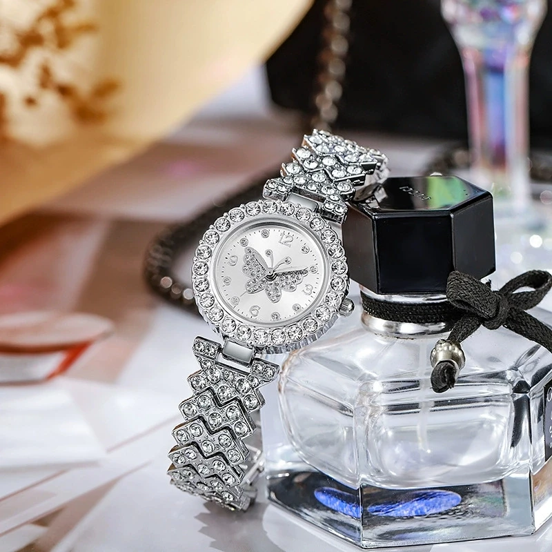 New Fashion Luxury Woman Butterfly Crystal Watch Women Stainless Steel Casual Quartz Watches Ladies Bracelet Watches Reloj Mujer
New Fashion Luxury Woman Butterfly Crystal Watch Women Stainless Steel Casual Quartz Watches Ladies Bracelet Watches Reloj Mujer