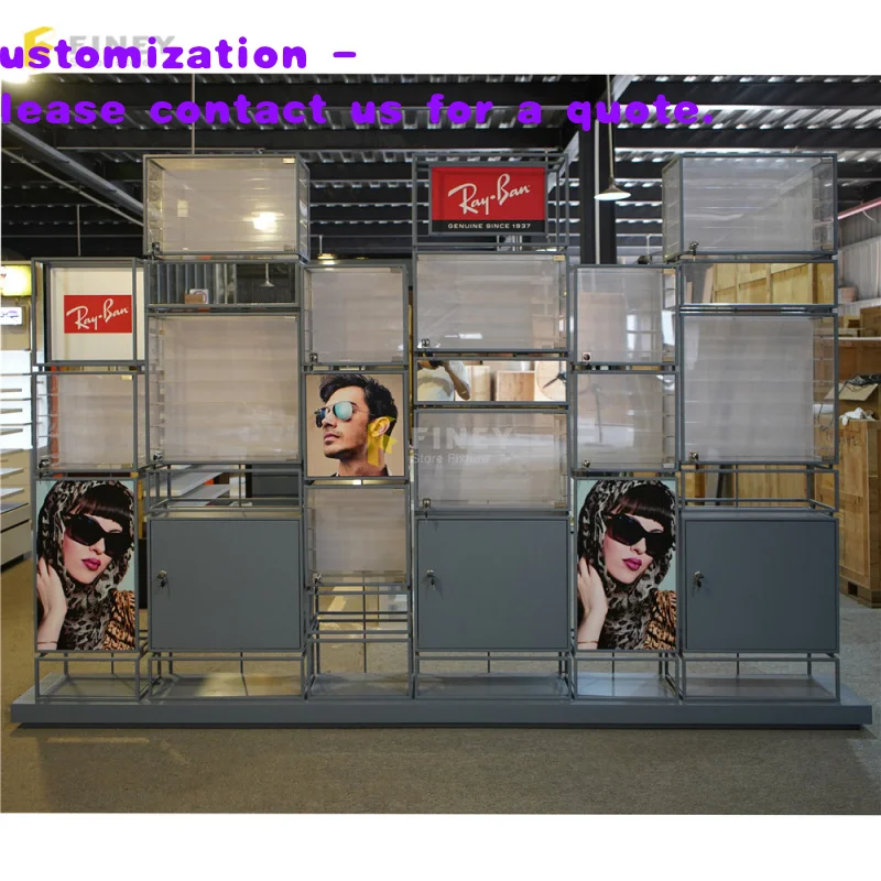 Мебель для демонстрации оптических солнцезащитных очков с индивидуальным дизайном, декор для интерьера магазина, деревянный стенд для демонстрации очков Ray-Ban.
Мебель для демонстрации оптических солнцезащитных очков с индивидуальным дизайном, декор для интерьера магазина, деревянный стенд для демонстрации очков Ray-Ban.