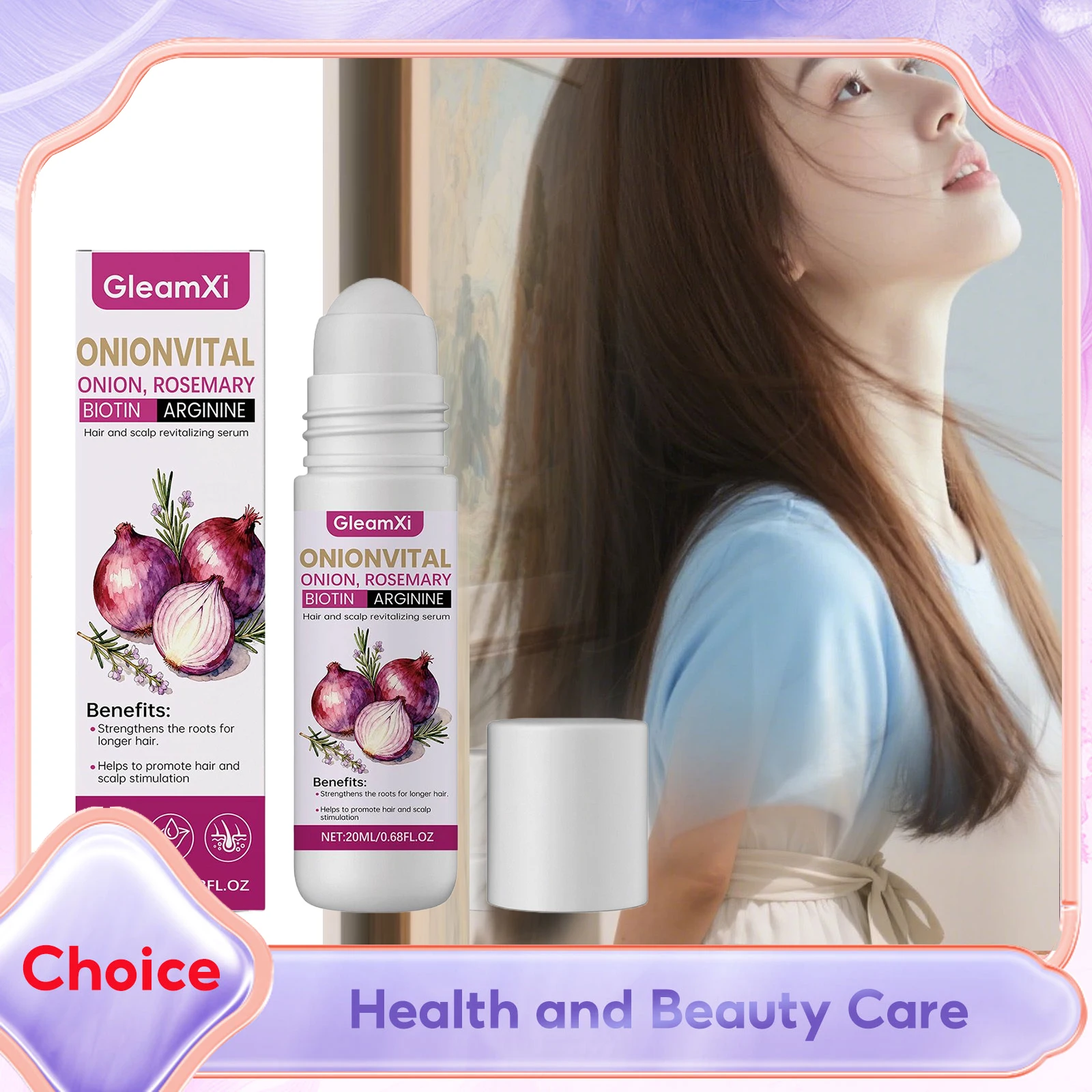 Natural Hair Serum with Onion Rosemary Biotin Hair Fall Breakage Control Scalp Treatment Moisturizing Frizz-Free Hair Solution
Natural Hair Serum with Onion Rosemary Biotin Hair Fall Breakage Control Scalp Treatment Moisturizing Frizz-Free Hair Solution