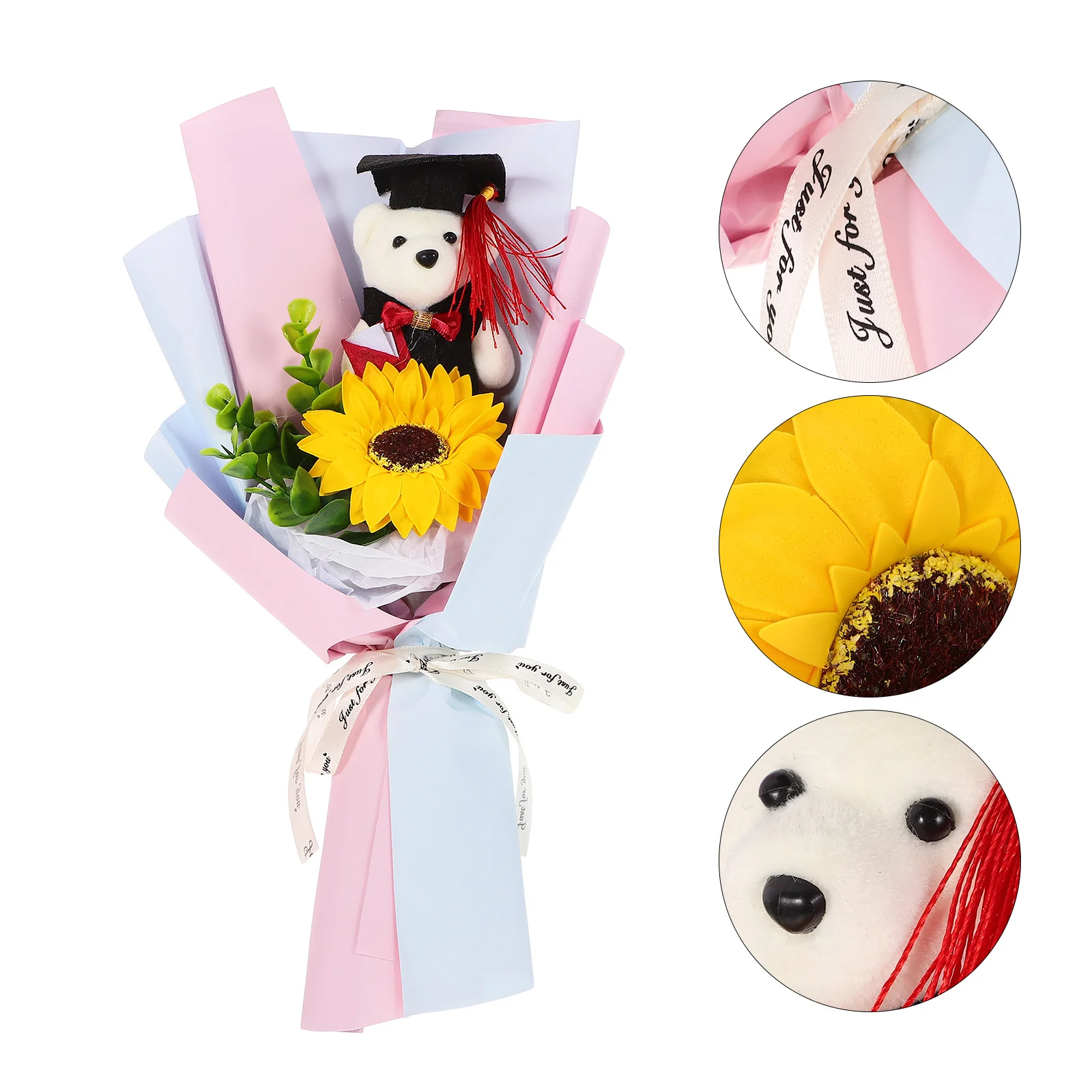 Graduation Bear Bouquet Graduation Hat Foam Flower Gift Photo Prop Party Decoration Bear Banquet Adorable Bouquet Gift
Graduation Bear Bouquet Graduation Hat Foam Flower Gift Photo Prop Party Decoration Bear Banquet Adorable Bouquet Gift
