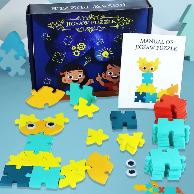 44 Pcs New Wooden 3D Jigsaw Puzzle Clever Board Thinking Training Game Baby Montessori Learning Educational Toy for Kids Gifts
44 Pcs New Wooden 3D Jigsaw Puzzle Clever Board Thinking Training Game Baby Montessori Learning Educational Toy for Kids Gifts