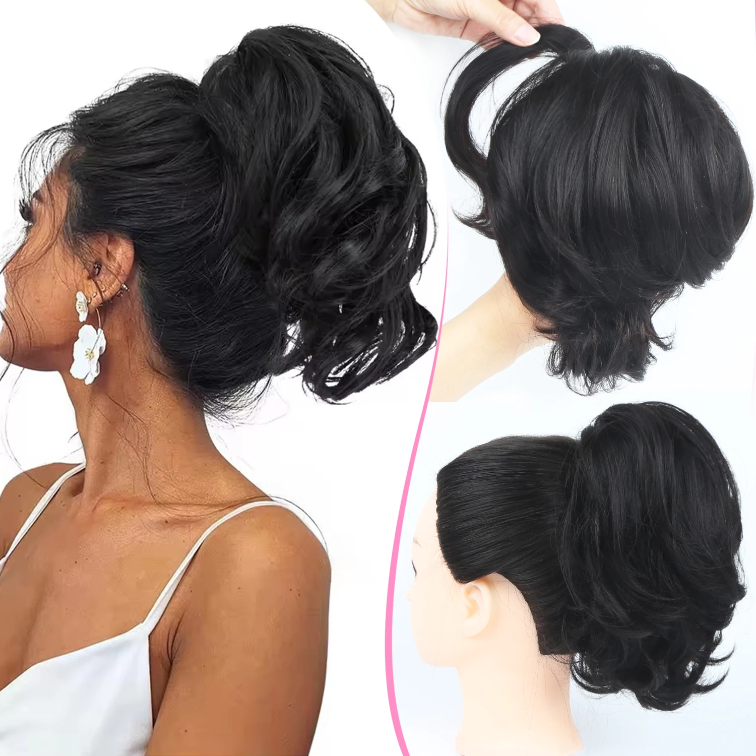 Накладной хвост из натуральных волос 12 дюймов, короткий, на заколке-крабе, волнистый, для женщин, 100 г # 1B
Накладной хвост из натуральных волос 12 дюймов, короткий, на заколке-крабе, волнистый, для женщин, 100 г # 1B