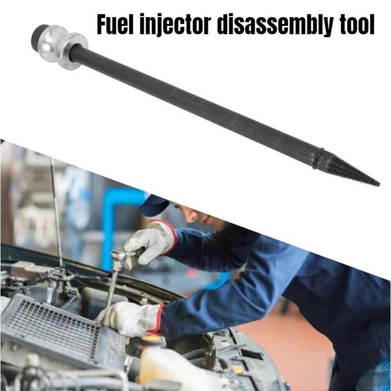 Car Repair Fuel Injector Seal Puller Tool Set with Slide Hammer Steel Cone Thread Tip for Copper Washer Gasket Removal
Car Repair Fuel Injector Seal Puller Tool Set with Slide Hammer Steel Cone Thread Tip for Copper Washer Gasket Removal