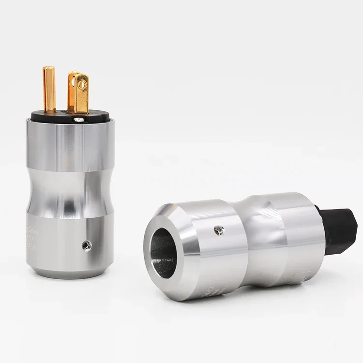 High Quality Krell Gold Plated US Power Plug Connector US Mains Power Cord Plug+IEC Female Connector Pair
High Quality Krell Gold Plated US Power Plug Connector US Mains Power Cord Plug+IEC Female Connector Pair