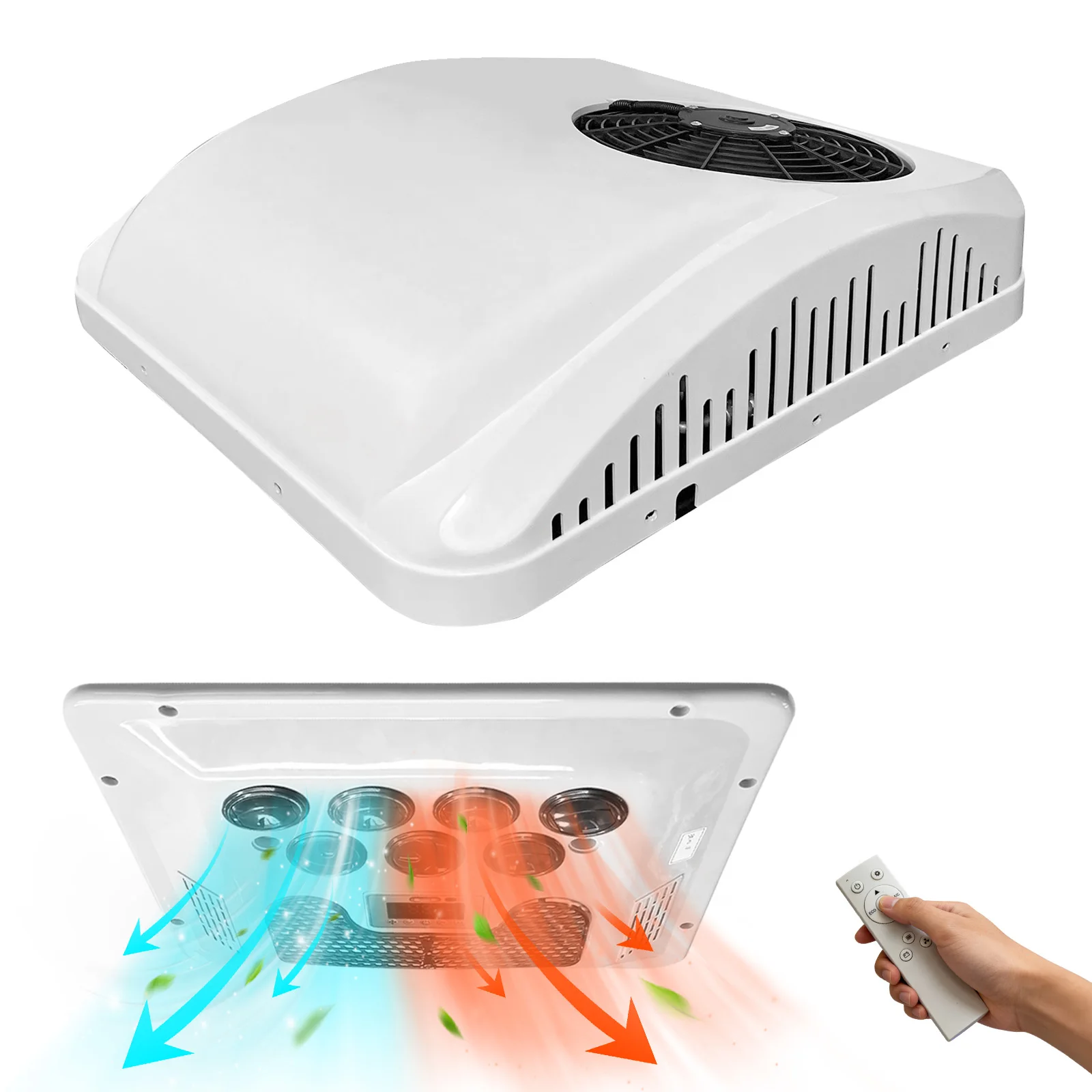 Treeligo 2025 13500BTU RV Roof Air Conditioner 12V 24V Electric RV Rooftop Parking AC For Truck Camper Van Caravans Motor home
Treeligo 2025 13500BTU RV Roof Air Conditioner 12V 24V Electric RV Rooftop Parking AC For Truck Camper Van Caravans Motor home