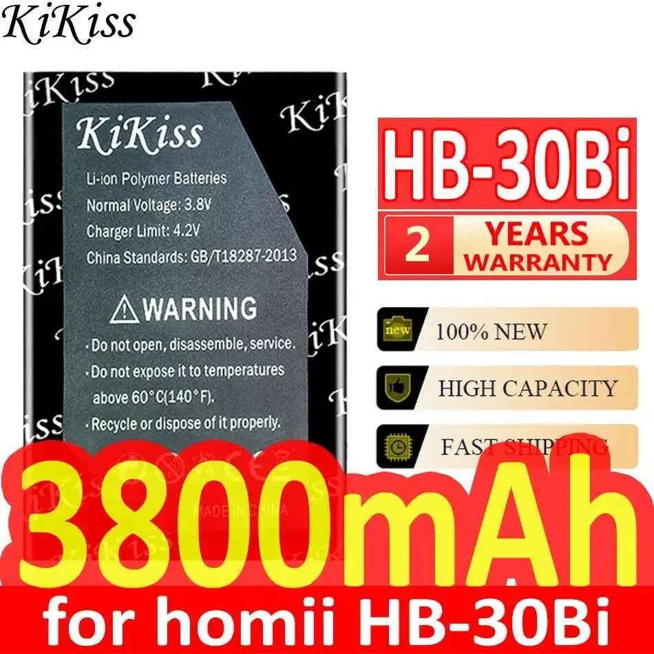 Высокая совместимость 3800 мАч для аккумулятора мобильного телефона Homii HB-30Bi
Высокая совместимость 3800 мАч для аккумулятора мобильного телефона Homii HB-30Bi