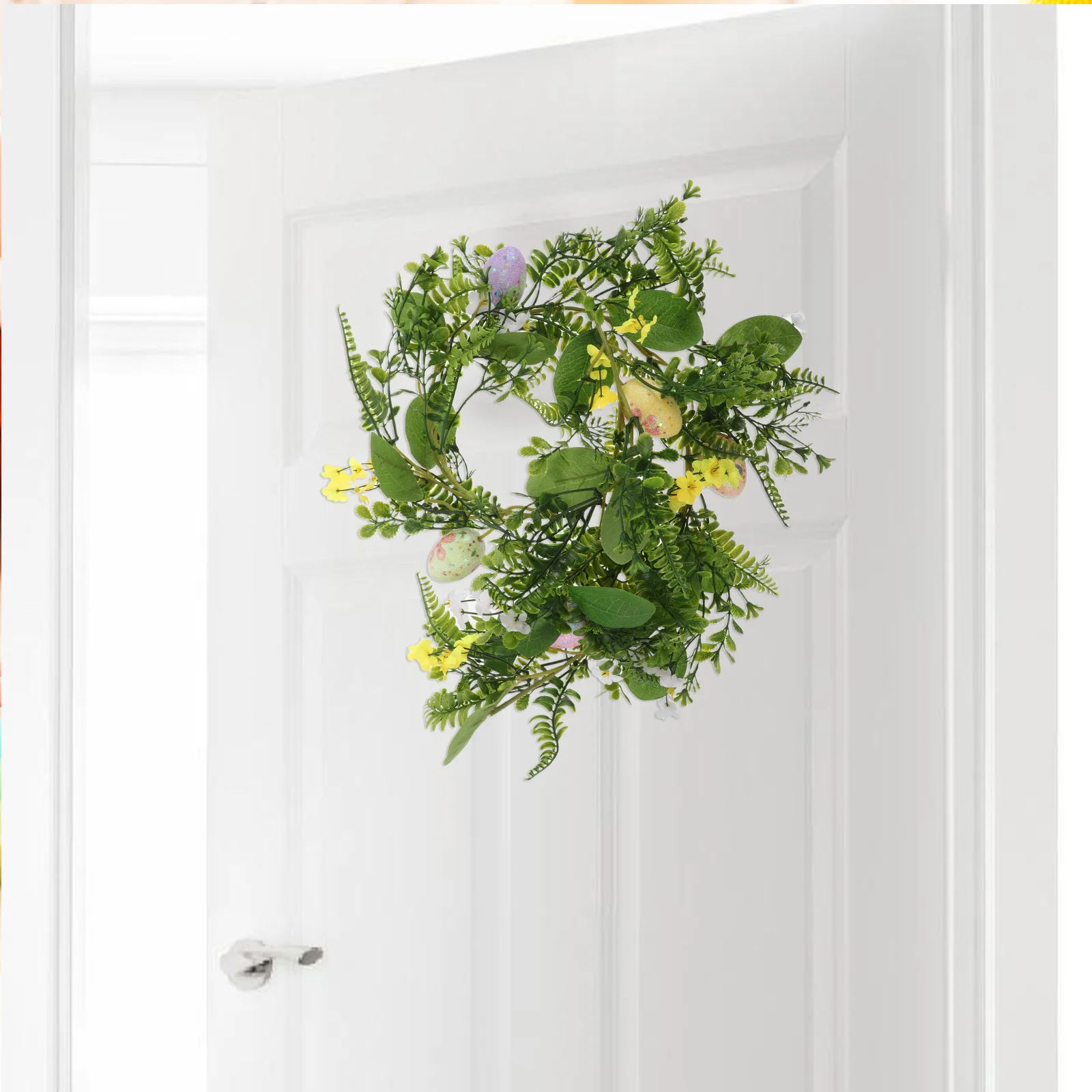Faux Easter Egg Vine with Artificial Greenery Garland for Indoor Wall Decor Realistic Spring Holiday Decoration
Faux Easter Egg Vine with Artificial Greenery Garland for Indoor Wall Decor Realistic Spring Holiday Decoration