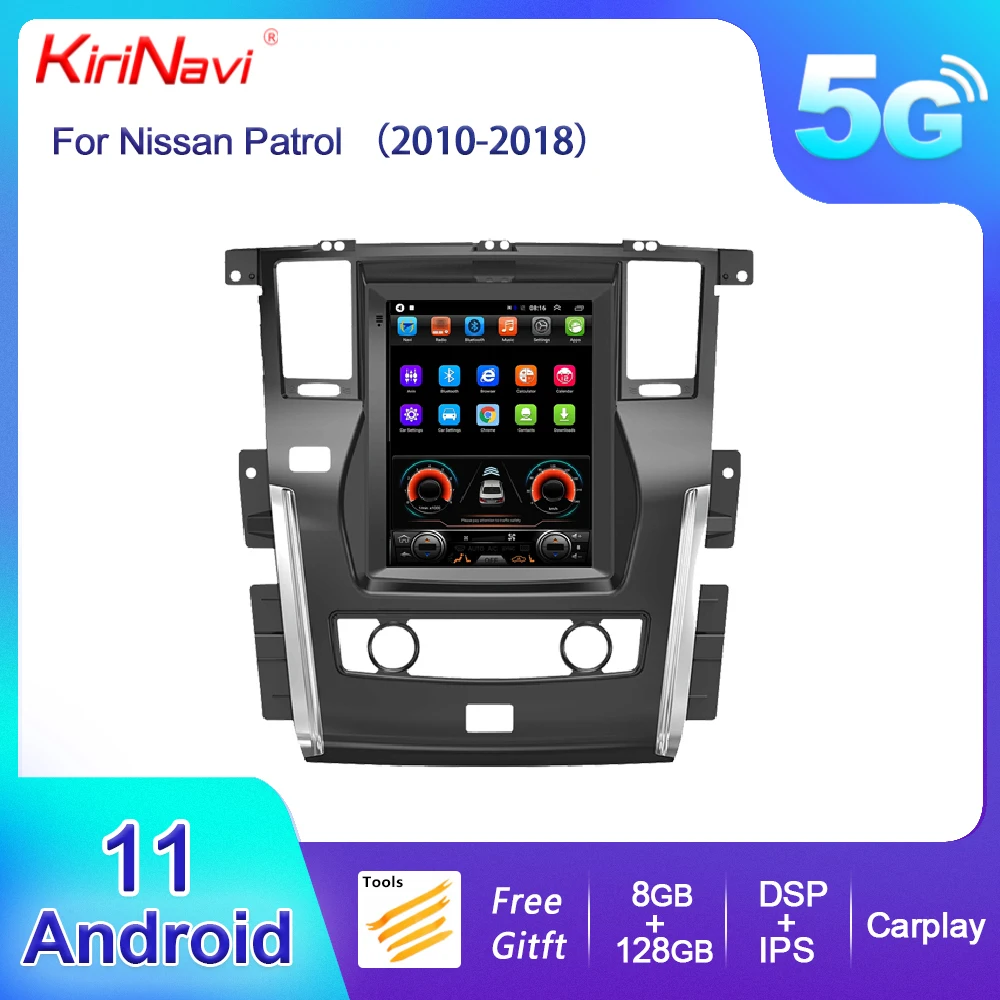 KiriNavi Vertical Screen Tesla Style Android 13 Car DVD Multimedia Player For Nissan Patrol Auto Radio GPS Navigation 2010-2018
KiriNavi Vertical Screen Tesla Style Android 13 Car DVD Multimedia Player For Nissan Patrol Auto Radio GPS Navigation 2010-2018