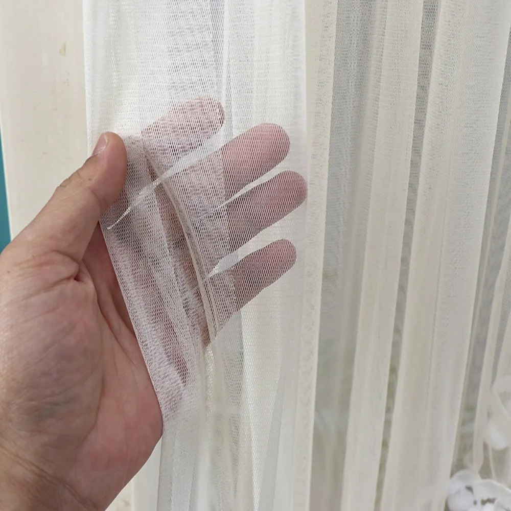 Double Layer Lace Sheer Door Curtain Breathable Embroidered Door Drape Self-adhesive Drilling Free Privacy Curtain Bed Room
Double Layer Lace Sheer Door Curtain Breathable Embroidered Door Drape Self-adhesive Drilling Free Privacy Curtain Bed Room