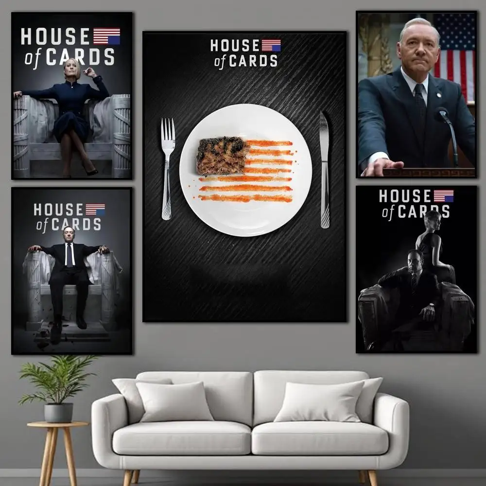 Classic TV-H-House of C-Cards Poster Self-adhesive Art Waterproof Paper Sticker Coffee House Bar Room Wall Decor
Classic TV-H-House of C-Cards Poster Self-adhesive Art Waterproof Paper Sticker Coffee House Bar Room Wall Decor