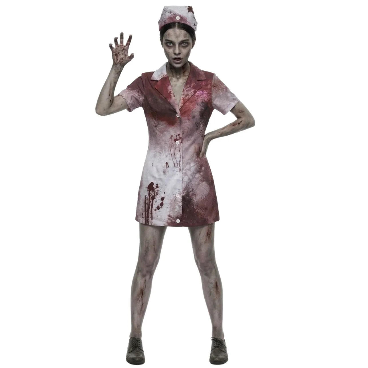 Halloween Cosplay Terror Zombie Nurse Skirt Dark Bloody Stained Zombie Medical Costumes Women's Clothing Performance Outfits
Halloween Cosplay Terror Zombie Nurse Skirt Dark Bloody Stained Zombie Medical Costumes Women's Clothing Performance Outfits