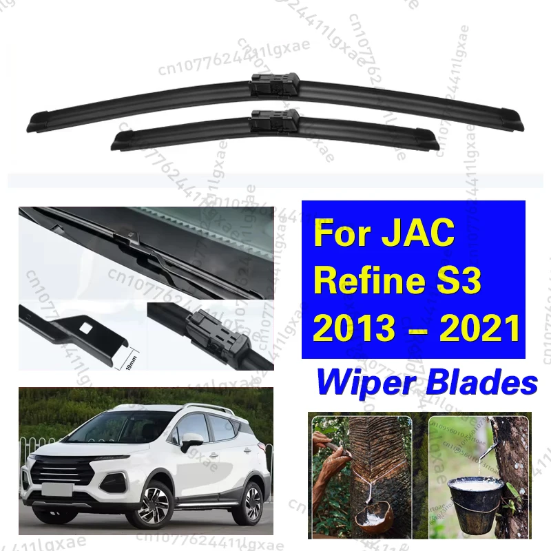 Front Wiper Blade For JAC Refine S3 2013 - 2021 Car Windshield Windscreen Rubber Window Cutter Accessories 2018 2019 2020 24"15"
Front Wiper Blade For JAC Refine S3 2013 - 2021 Car Windshield Windscreen Rubber Window Cutter Accessories 2018 2019 2020 24"15"