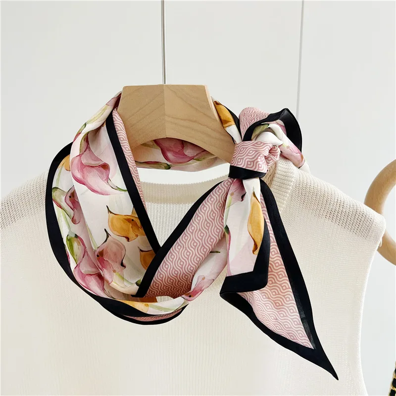 Floral Print 100% Silk Neckercheif Wraps Narrow Long Womens Fashion Head Hair Scarves Headband 150*15cm Luxury Double-Layer
Floral Print 100% Silk Neckercheif Wraps Narrow Long Womens Fashion Head Hair Scarves Headband 150*15cm Luxury Double-Layer