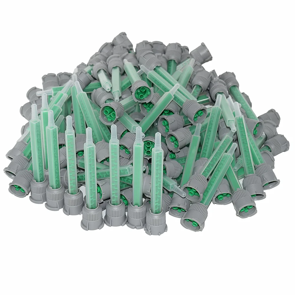 30pcs Epoxy Adhesive Applicator Static Mixer Nozzle 1:1 Mix Ratio Caulking Gun Dispenser Dual Cartridge Square Mixing Nozzle Set
30pcs Epoxy Adhesive Applicator Static Mixer Nozzle 1:1 Mix Ratio Caulking Gun Dispenser Dual Cartridge Square Mixing Nozzle Set