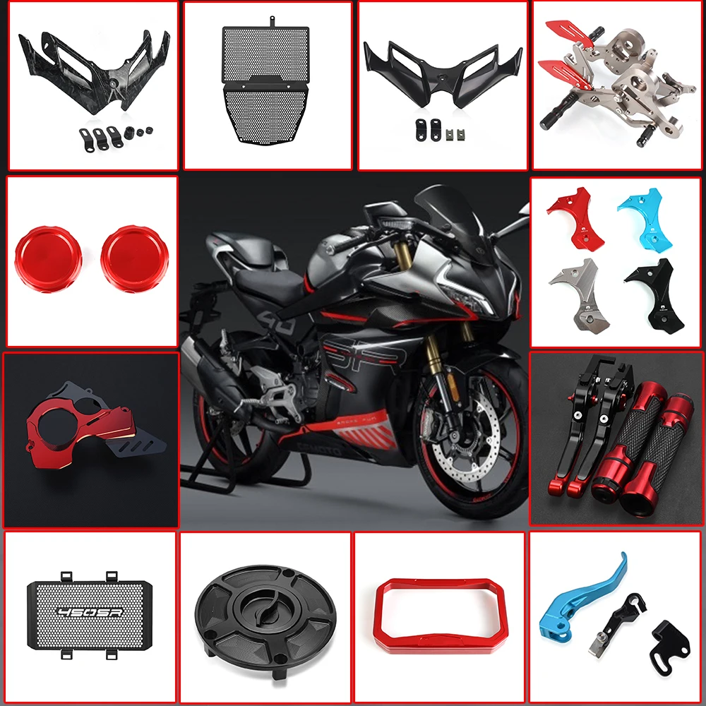 For CFMOTO 450SR 450 SR 2022 2023 2024 Accessories Motorcycle Brake Cluth Lever Radiator Gurad Fuel Tank Cap Meter Frame Cover
For CFMOTO 450SR 450 SR 2022 2023 2024 Accessories Motorcycle Brake Cluth Lever Radiator Gurad Fuel Tank Cap Meter Frame Cover
