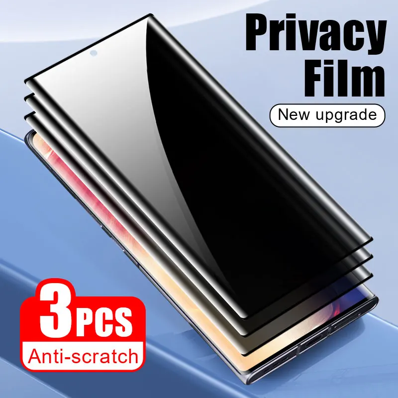 3pcs Privacy Glass smartphone Protective Film For Samsung S24 S23 S22 Tempered Glass Screen Protector S21 S20 Note 20 Ultra
3pcs Privacy Glass smartphone Protective Film For Samsung S24 S23 S22 Tempered Glass Screen Protector S21 S20 Note 20 Ultra
