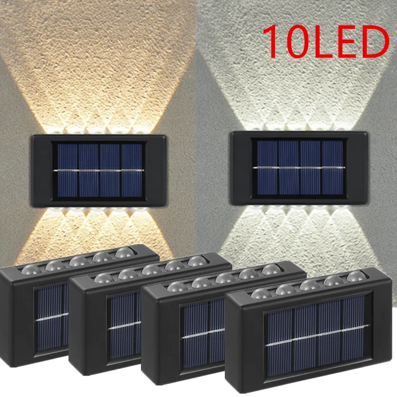 10 LED Solar Wall Lamp Outdoor Waterproof Solar Powered Light UP and Down Illuminate Home Garden Porch Yard Decoration
10 LED Solar Wall Lamp Outdoor Waterproof Solar Powered Light UP and Down Illuminate Home Garden Porch Yard Decoration