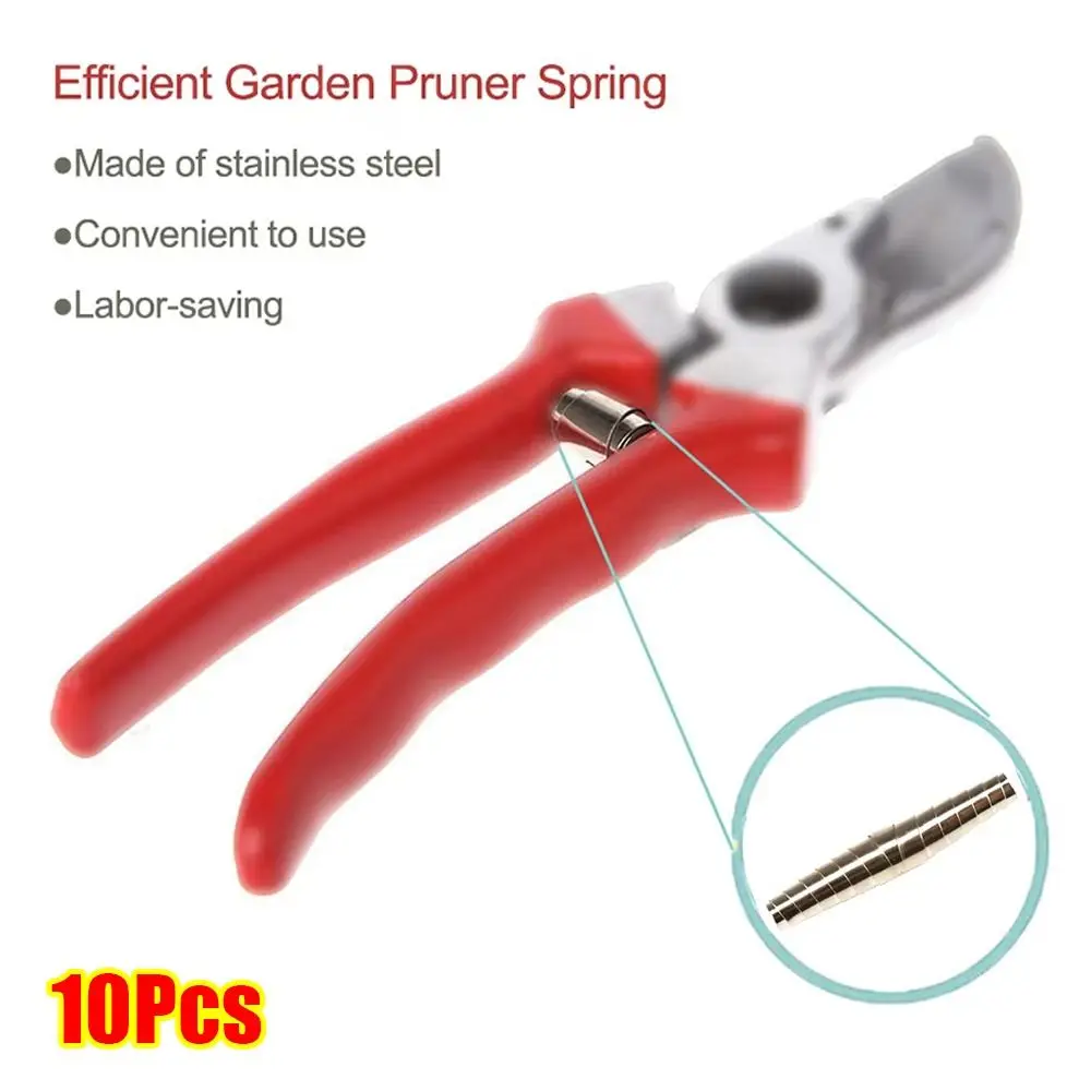 10Pcs Durable Stainless Steel Pruning Shears Spring Spare 6cm Scissors Components Silver Garden Spring Grafting Tool
10Pcs Durable Stainless Steel Pruning Shears Spring Spare 6cm Scissors Components Silver Garden Spring Grafting Tool