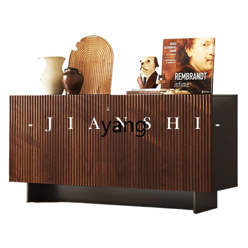 Yjq medieval style dining side cabinet integrated against the wall household storage living room side cabinet
Yjq medieval style dining side cabinet integrated against the wall household storage living room side cabinet