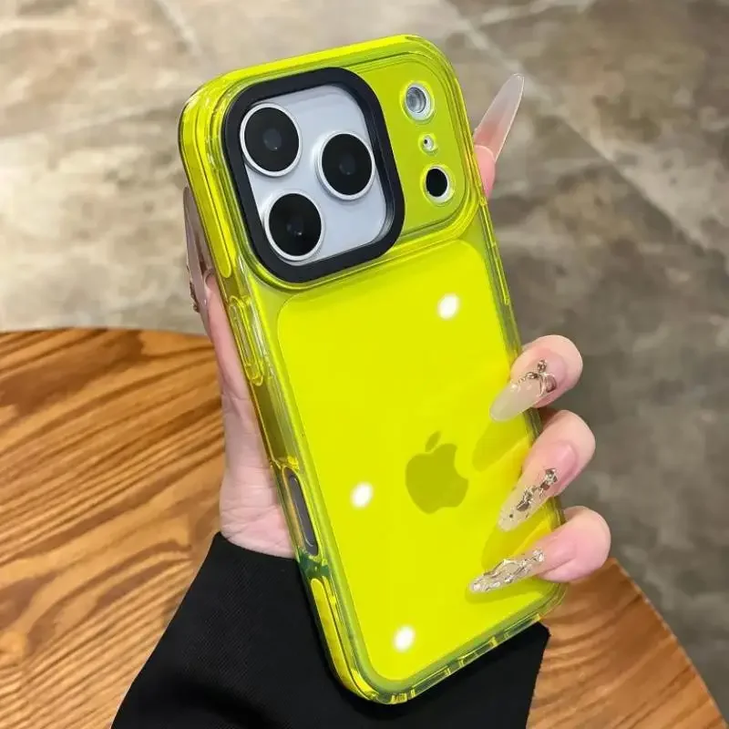 Luxury Transparent Airbag Phone Case For iPhone 17 Air 16 Pro Max 15 14 13 12 11 Contrasting Bumper Shockproof TPU Clear Cover
Luxury Transparent Airbag Phone Case For iPhone 17 Air 16 Pro Max 15 14 13 12 11 Contrasting Bumper Shockproof TPU Clear Cover