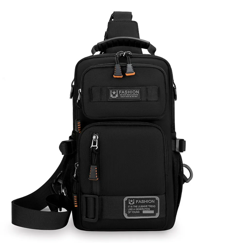 Модная мужская нагрудная сумка с несколькими карманами, тканевая сумка через плечо, спортивная сумка-мессенджер на молнии, вместительная сумка-кроссбоди для мужчин
Модная мужская нагрудная сумка с несколькими карманами, тканевая сумка через плечо, спортивная сумка-мессенджер на молнии, вместительная сумка-кроссбоди для мужчин