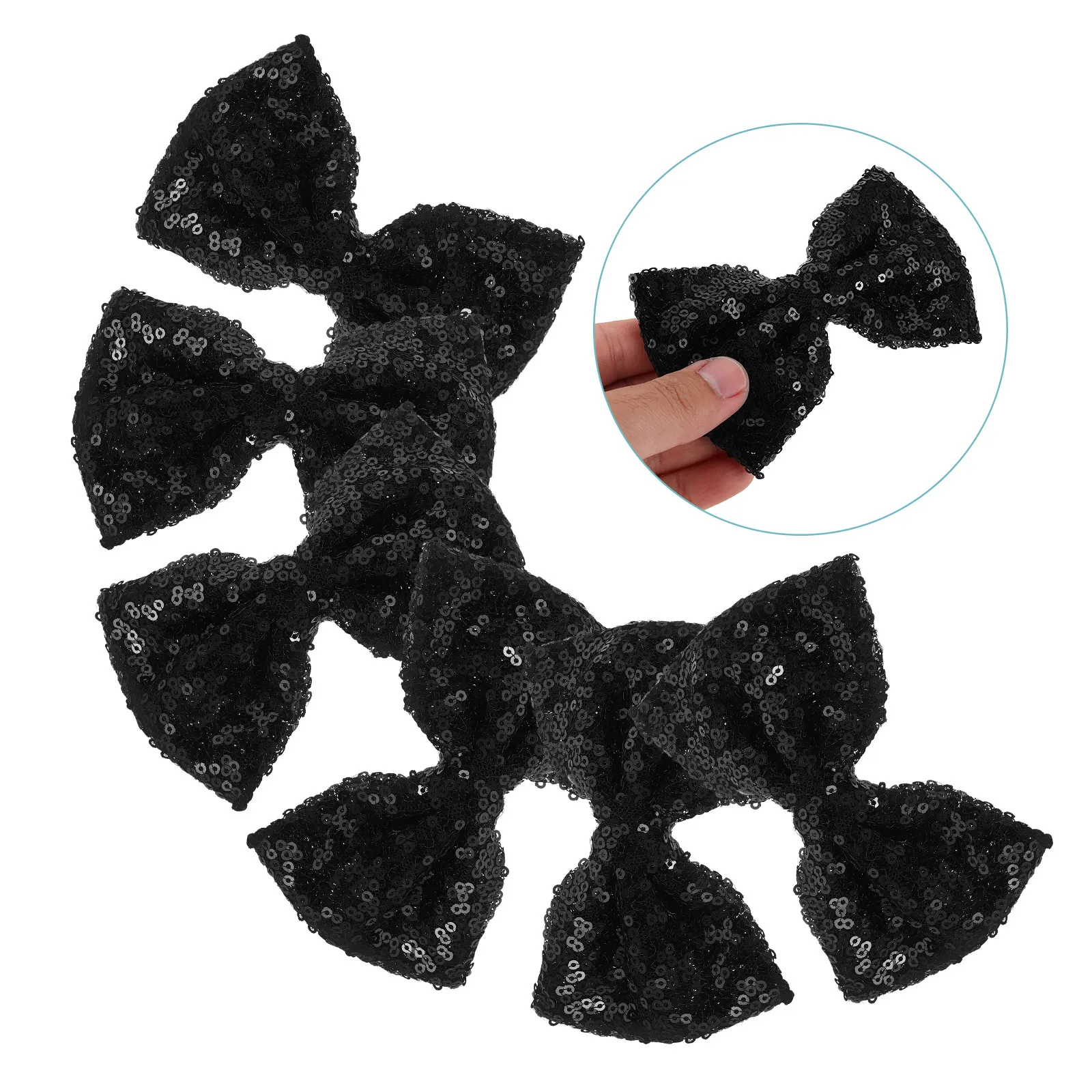 6Pcs Sparkling Sequin Large Bow Hair Clips for Lightweight Comfortable Strong Grip Barrettes for Parties School Daily Wear
6Pcs Sparkling Sequin Large Bow Hair Clips for Lightweight Comfortable Strong Grip Barrettes for Parties School Daily Wear