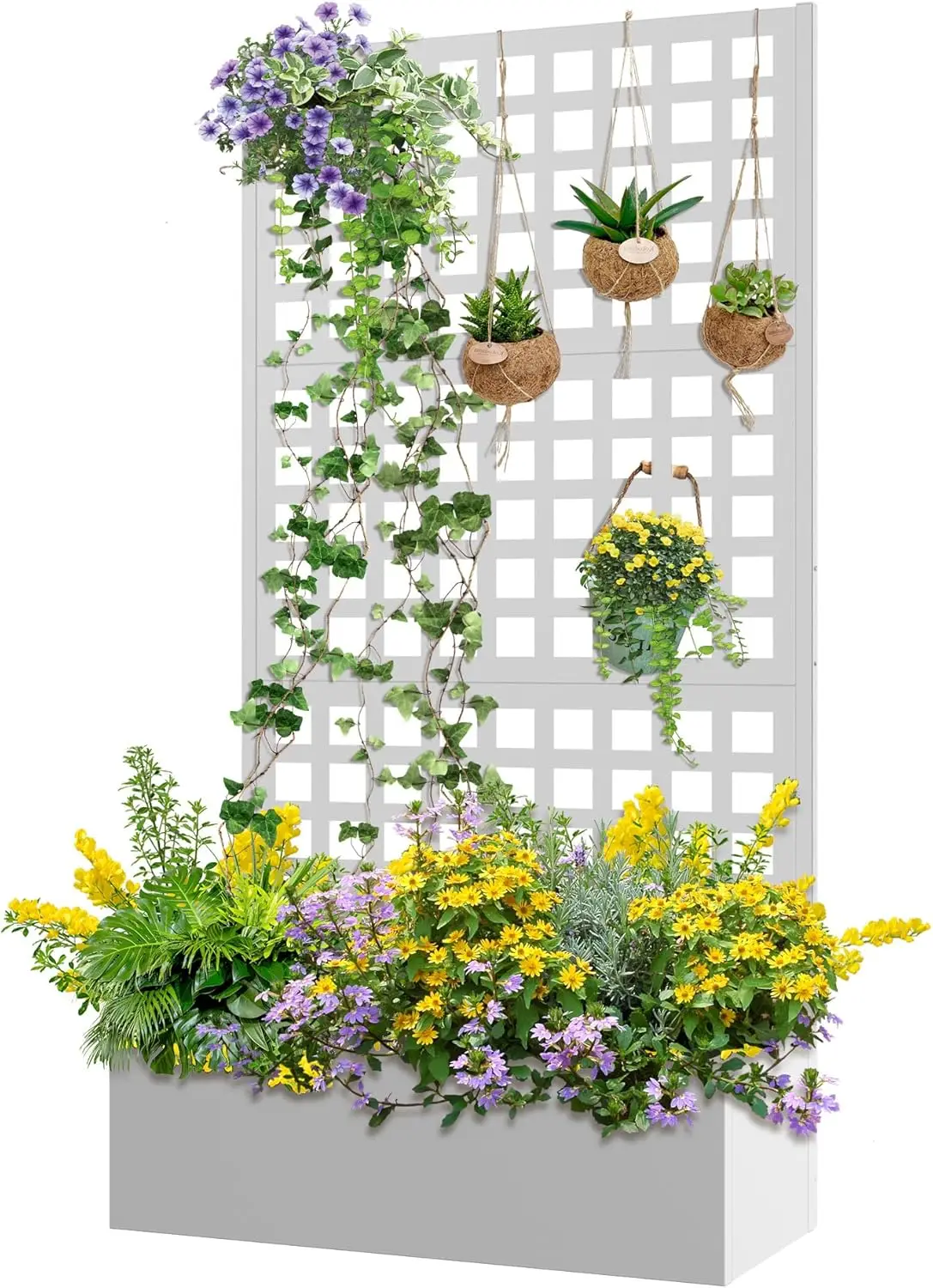 Metal Raised Garden Bed with Trellis, Planter Box with Trellis,Garden Box for Climbing Plants Vegetable, 35''Lx16''Wx71''H Metal
Metal Raised Garden Bed with Trellis, Planter Box with Trellis,Garden Box for Climbing Plants Vegetable, 35''Lx16''Wx71''H Metal