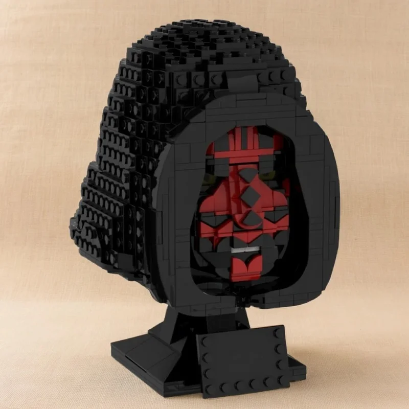 902PCS MOC Space Battle Dark Maul Head Helmet Style Model DIY Creative Ideas Assembly Building Blocks Birthday Gift Display Set
902PCS MOC Space Battle Dark Maul Head Helmet Style Model DIY Creative Ideas Assembly Building Blocks Birthday Gift Display Set