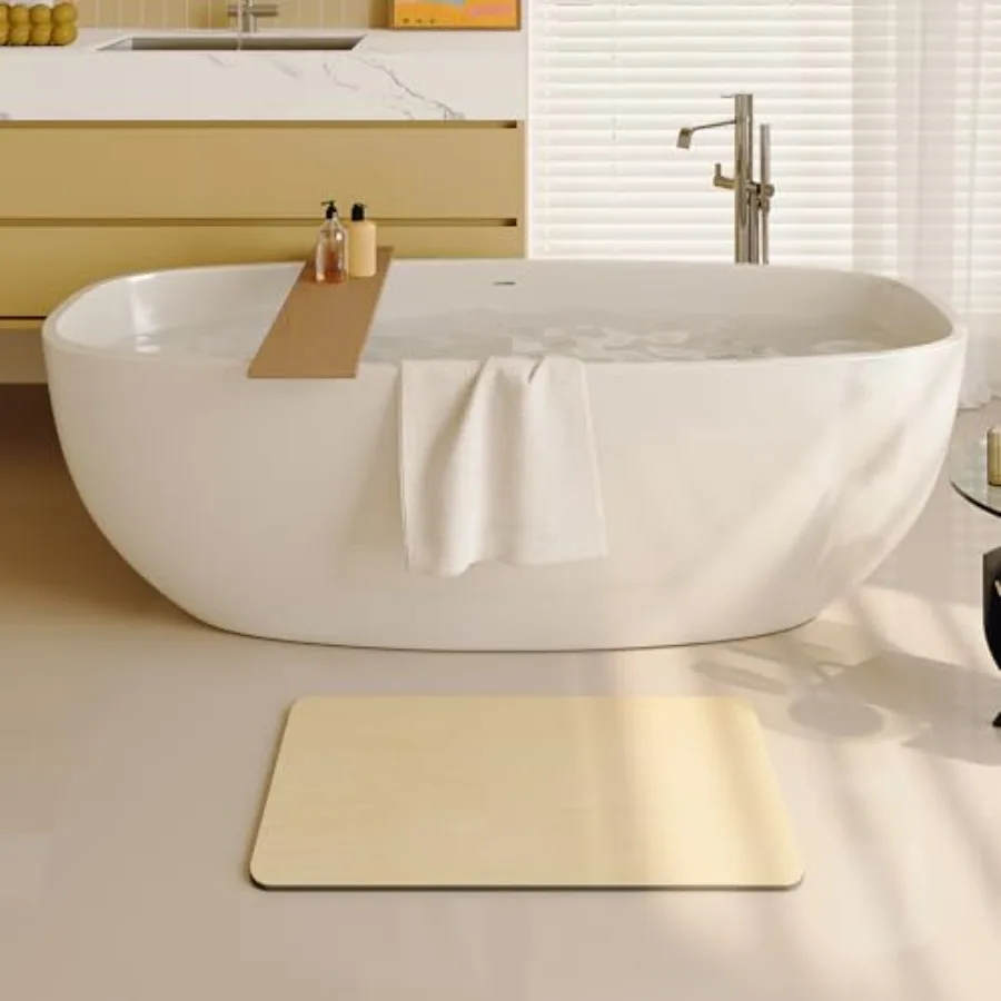 Bath Mat, Ultra Absorbent Quick Dry Bathroom Floor Mats-Rubber Non-Slip Thin Bathroom Rug Fit Under Door, Faux Suede Surface Sh
Bath Mat, Ultra Absorbent Quick Dry Bathroom Floor Mats-Rubber Non-Slip Thin Bathroom Rug Fit Under Door, Faux Suede Surface Sh